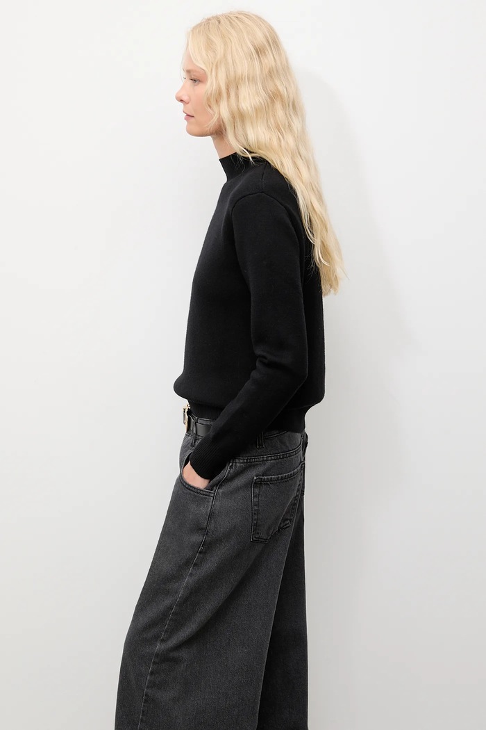 Sweter z kaszmirem Answear.LAB czarny WF2758.fh