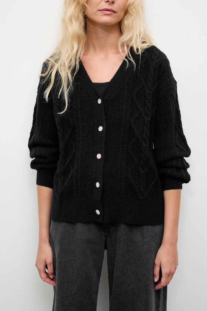 Answear.LAB cardigan din cașmir negru 2716.fh