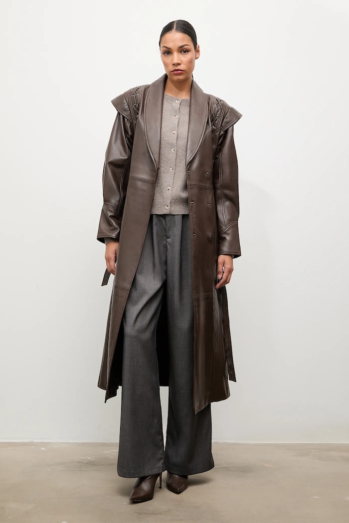 Answear.LAB cardigan din lana WA25-SWD026 maro WA25