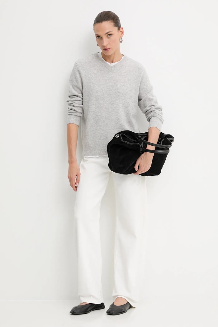 Answear.LAB maglione in lana WA25-SWD027 grigio WA25