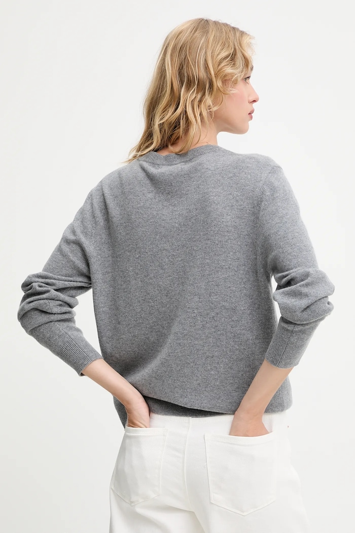 Oblačila Answear.LAB pulover iz merino volne WA25-SWD027 siva