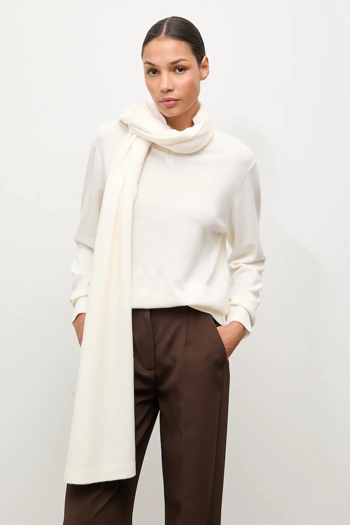 Answear.LAB Pulover de lana bej WA25-SWD028
