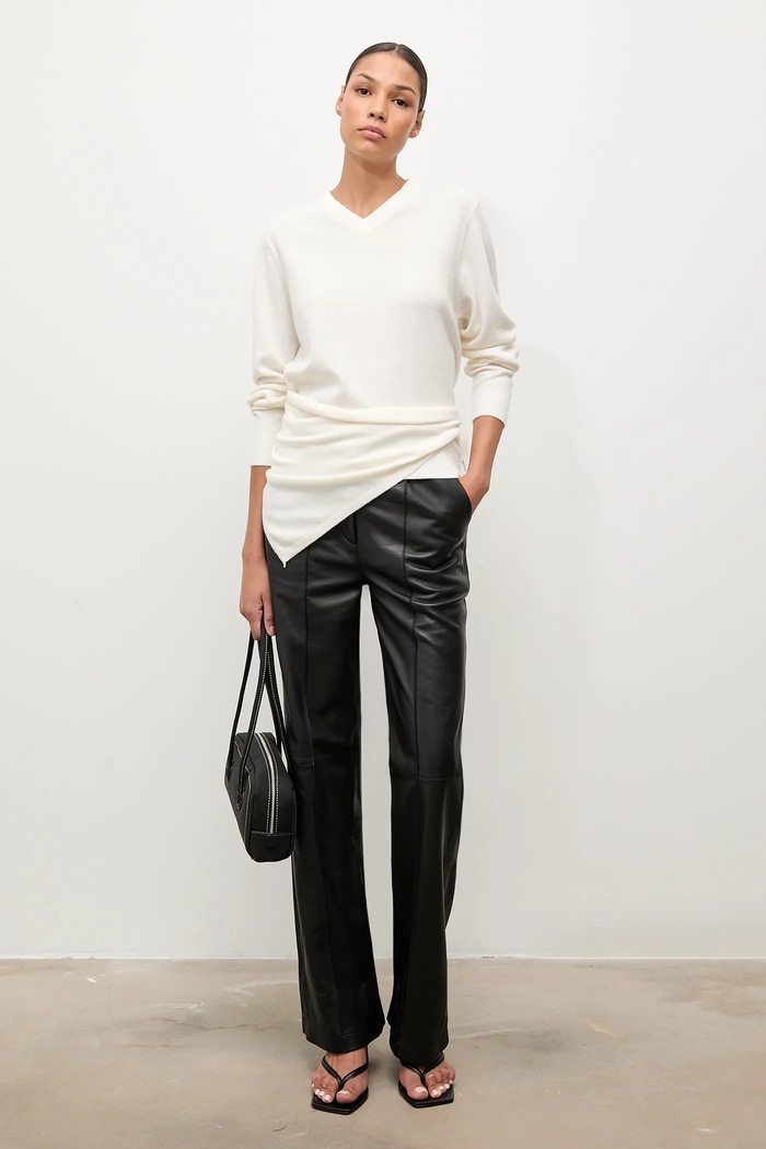 Answear.LAB pulover de lana subtiri bej WA25-SWD029