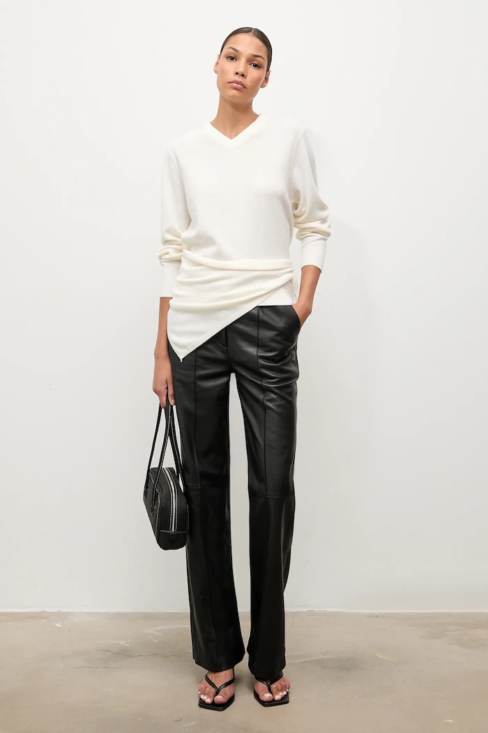 Answear.LAB pulover de lana subtiri bej WA25-SWD029