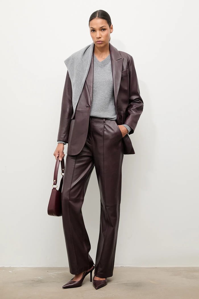 Sveter z merino vlny so šatkou Answear.LAB vlna sivá WA25-SWD029