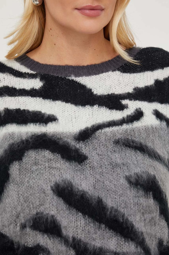 Answear.LAB sweter z dodatkiem wełny lu1115 szary