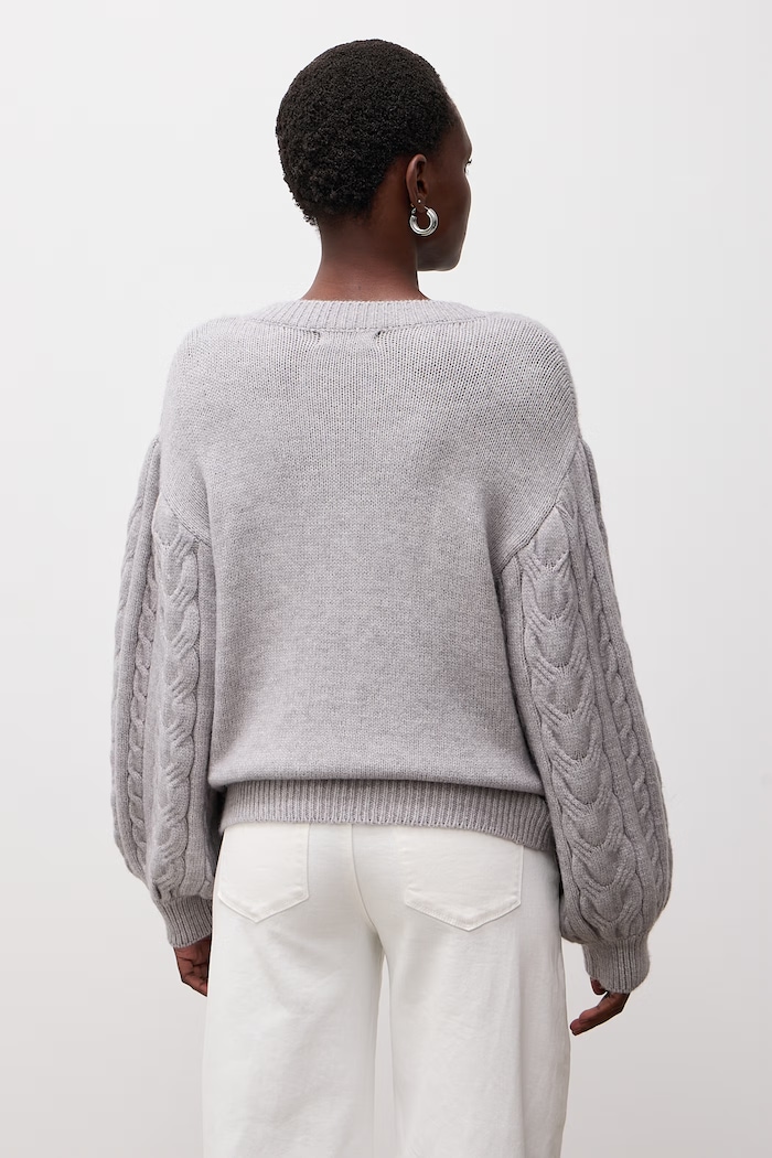 Odzież Answear.LAB Sweter damski z wełną lu4410.FWK szary