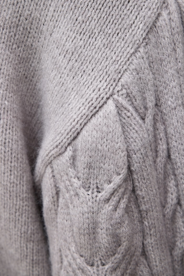 Sweter damski z wełną Answear.LAB szary lu4410.FWK