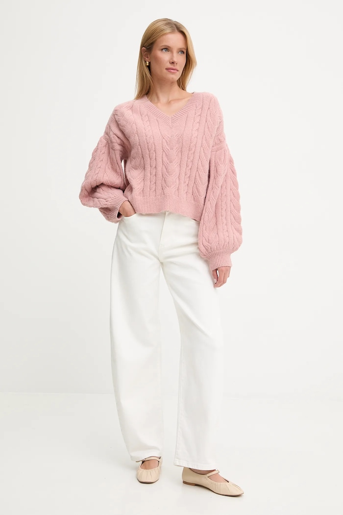 Abbigliamento Answear.LAB maglione in lana lu4410.fh rosa