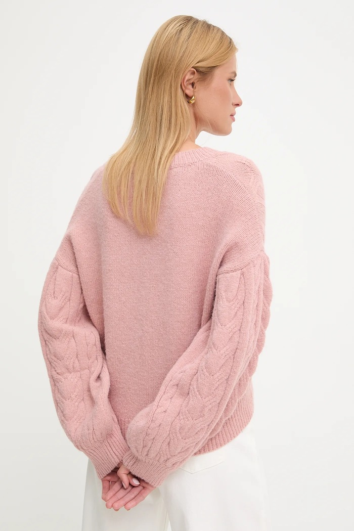 Answear.LAB maglione in lana rosa lu4410.fh