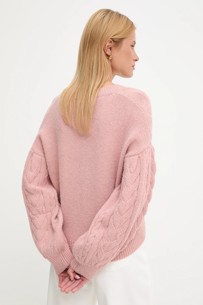 Answear.LAB maglione in lana rosa lu4410.fh