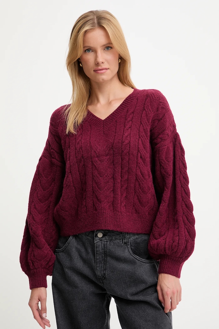 Answear.LAB maglione in lana granata lu4410.fh