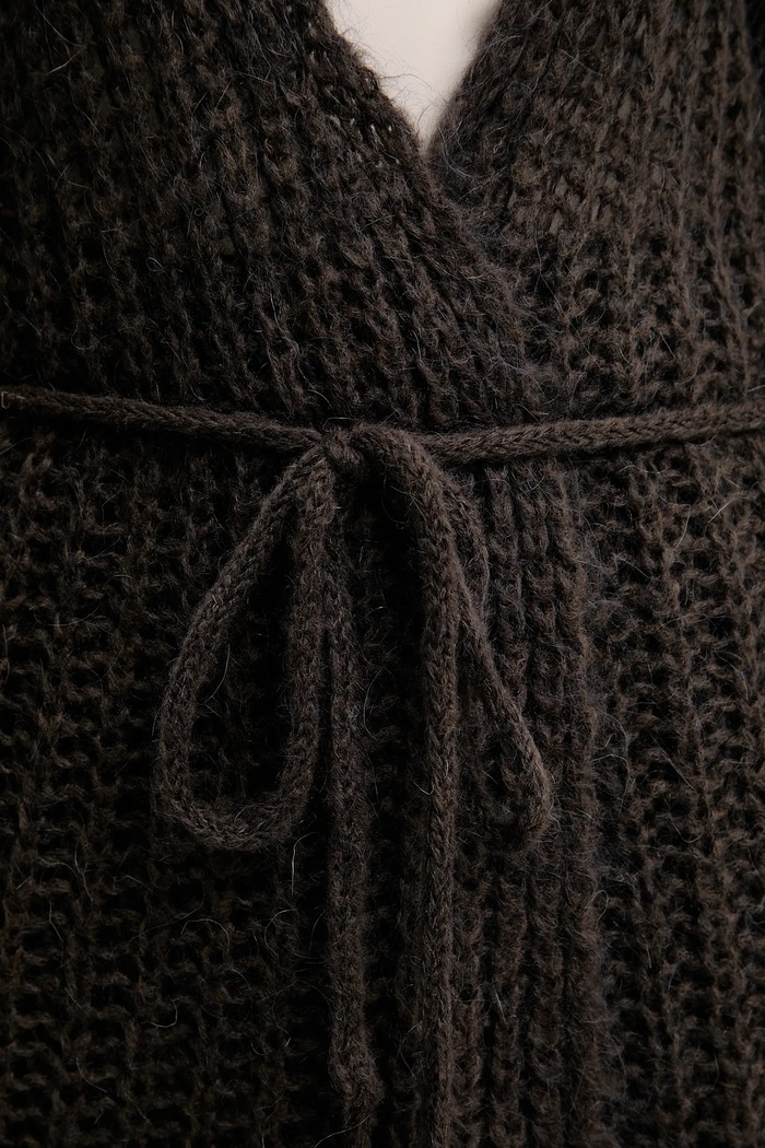 Answear.LAB cardigan din amestec de lână 10421.iak maro