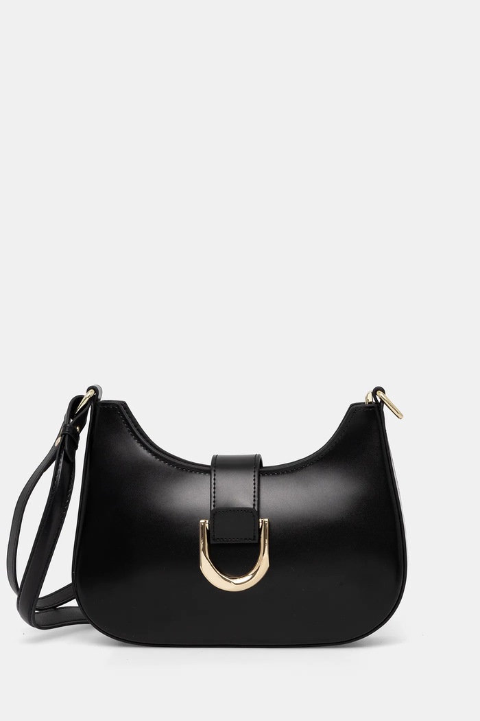 Answear.LAB poseta de piele uni negru QL-12.cjk