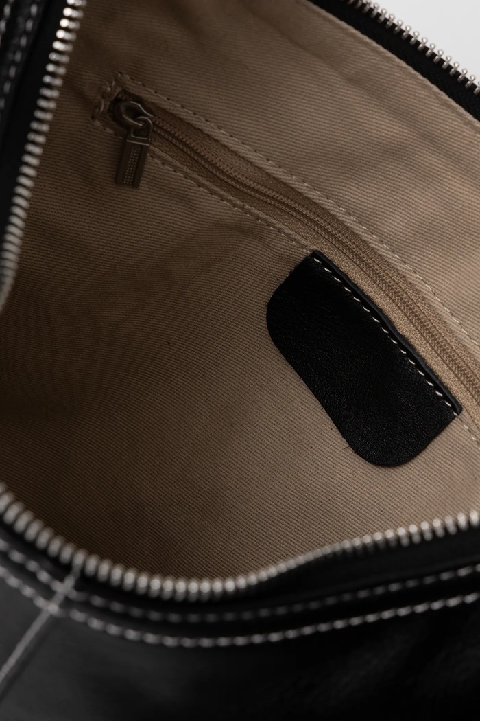 Poseta de piele Answear.LAB negru 644.cjk