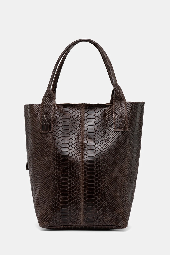Accesorii Answear.LAB Answear Lab poseta de piele 579.hak maro