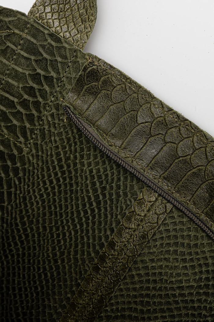 Answear Lab poseta de piele Answear.LAB verde 579.hak