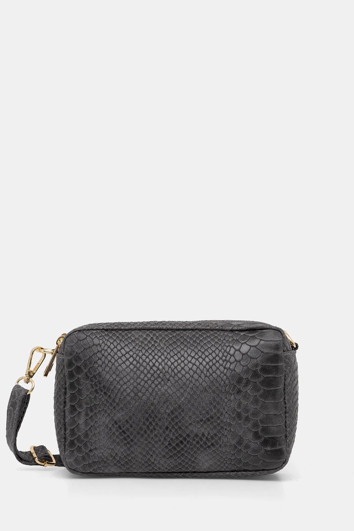 Answear.LAB geantă crossbody pentru femei din piele uni gri 446.hak