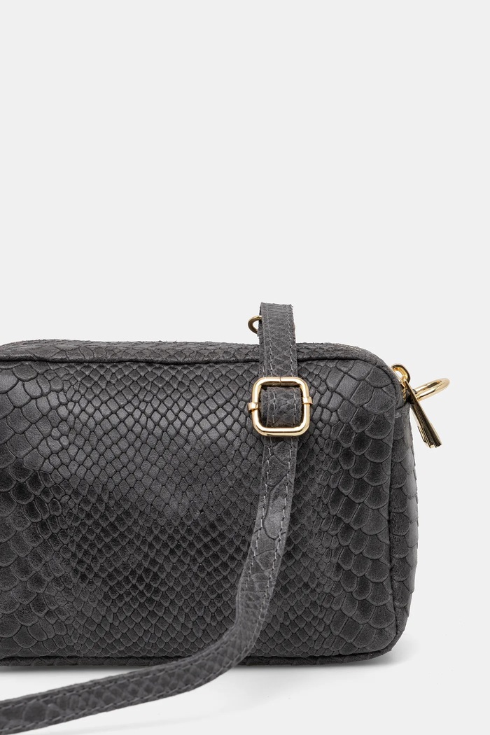 Accesorii Answear.LAB geantă crossbody pentru femei din piele 446.hak gri