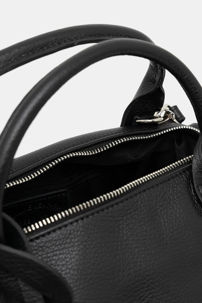 Poseta de piele Answear.LAB negru 955.hak