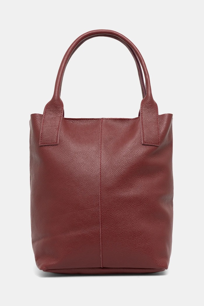 Accesorii Answear Lab poseta de piele 100400.hak burgundia