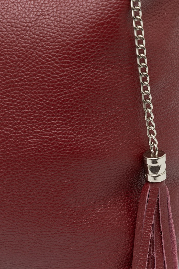 Answear Lab poseta de piele burgundia 100400.hak