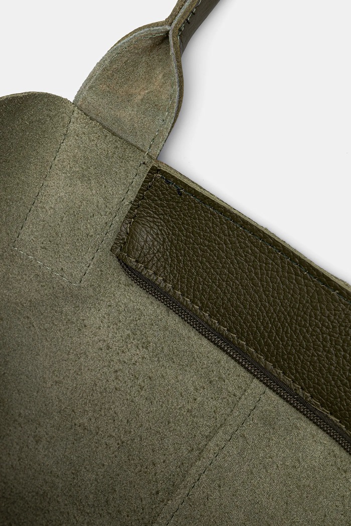 Answear Lab poseta de piele 100400.hak verde