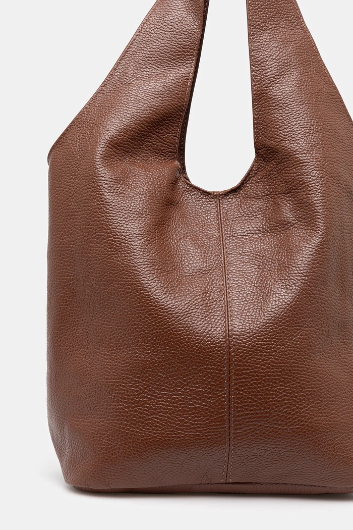 Accesorii Answear.LAB poseta de piele 766-2.hak maro