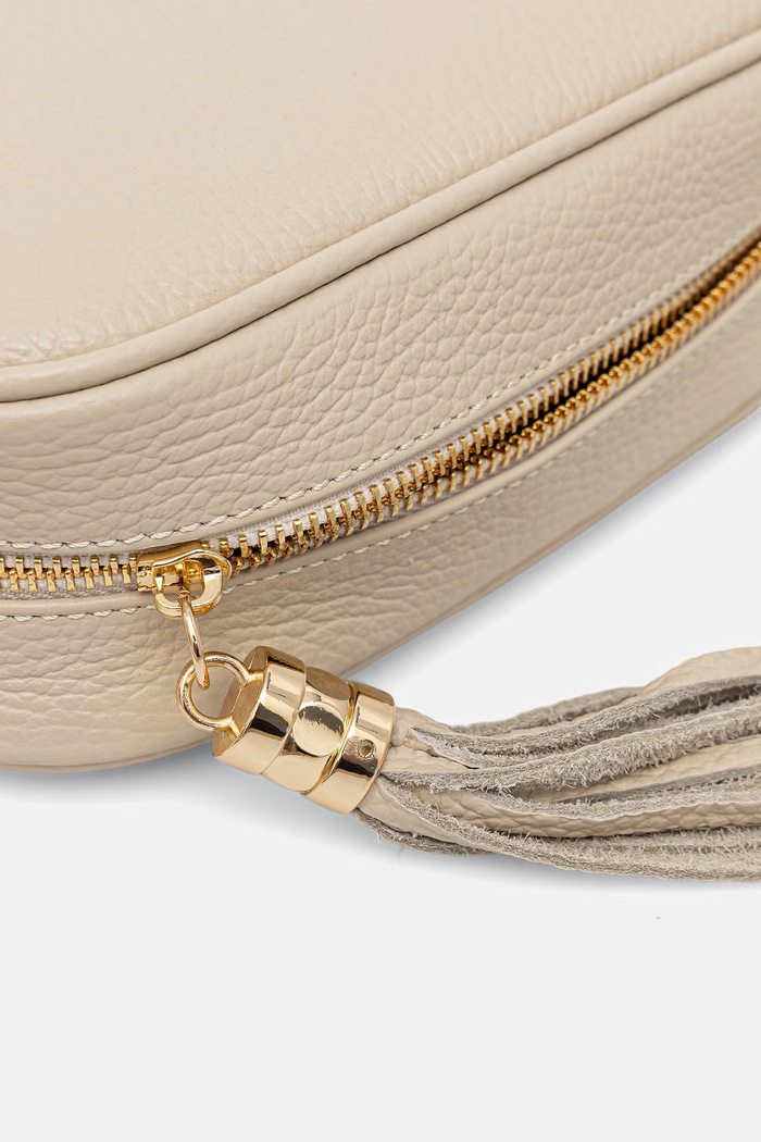 Answear.LAB crossbody kabelka dámská kožená béžová 1159.hak