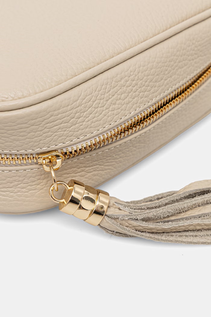 Answear.LAB crossbody kabelka dámská kožená béžová 1159.hak