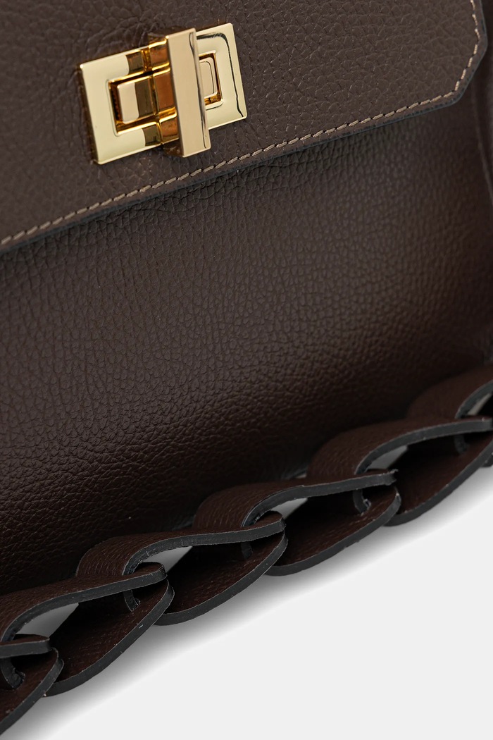 Poseta de piele Answear.LAB 1047.ios maro