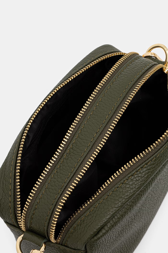 Answear.LAB torebka crossbody damska skórzana 497.hak zielony