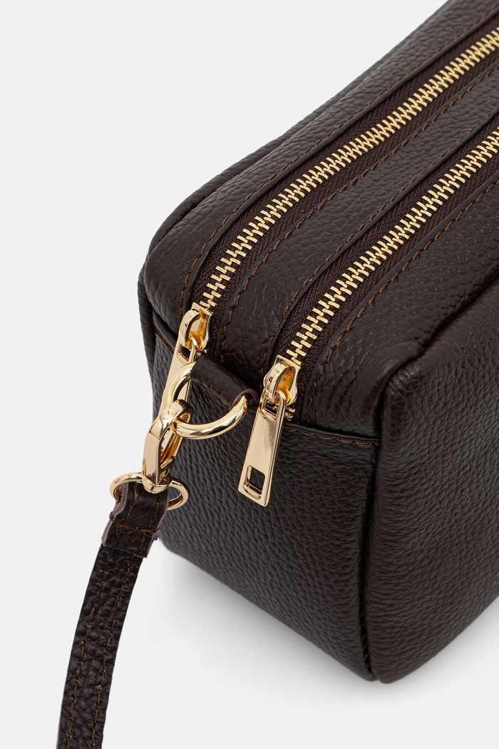 Answear.LAB torebka crossbody damska skórzana brązowy 497.hak