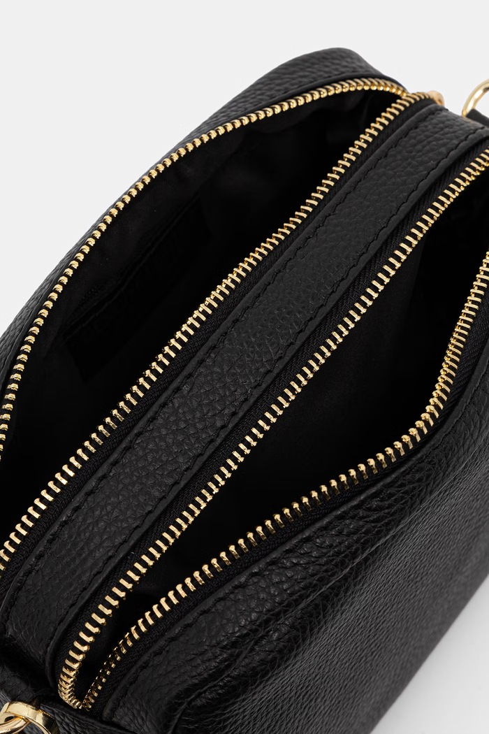 Answear.LAB torebka crossbody damska skórzana 497.hak czarny