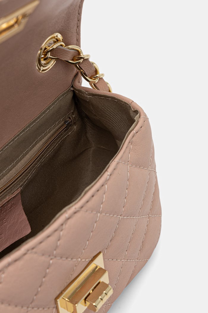Answear.LAB crossbody kabelka dámska kožená 0067.hak ružová