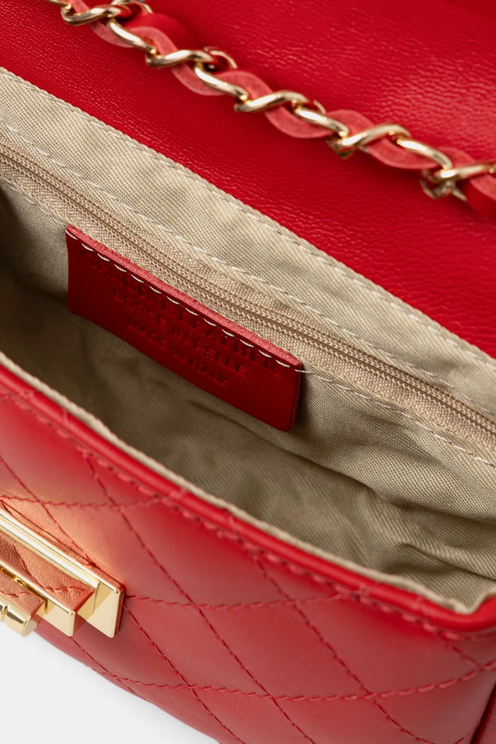 Torebka crossbody damska skórzana Answear.LAB czerwony 0067.hak
