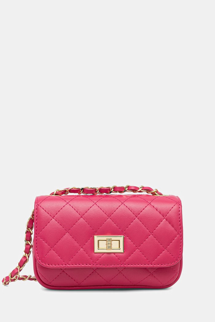 Answear.LAB crossbody kabelka dámská kožená růžová 0067.hak