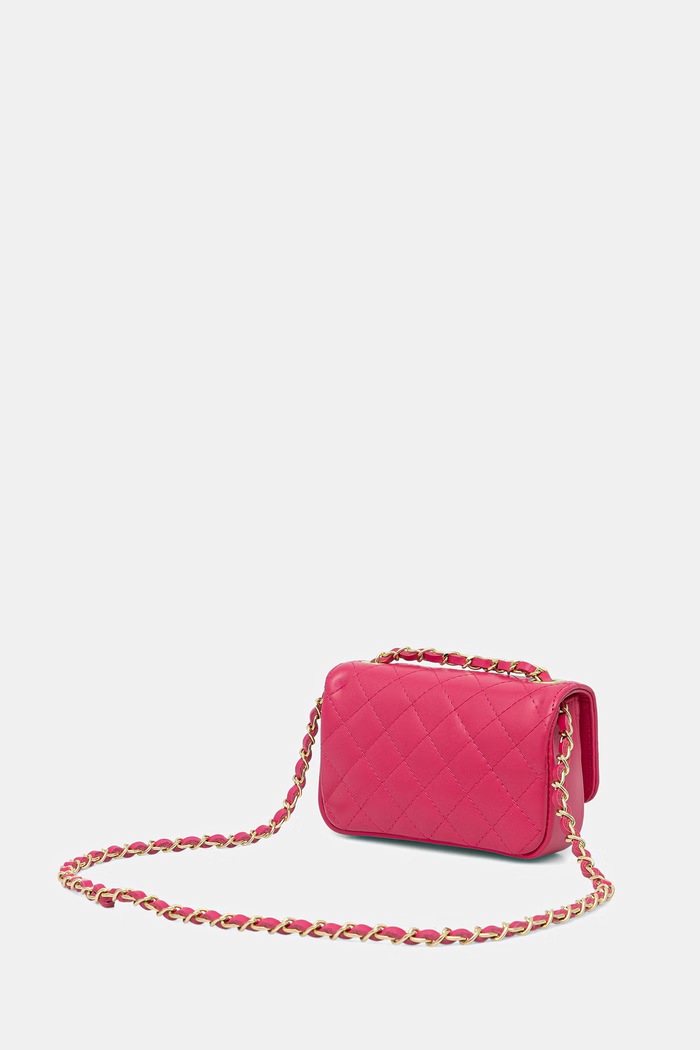 Doplňky Answear.LAB crossbody kabelka dámská kožená 0067.hak růžová