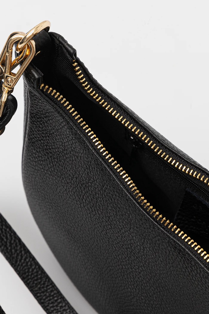 Poseta de piele Answear.LAB negru 249615.hak
