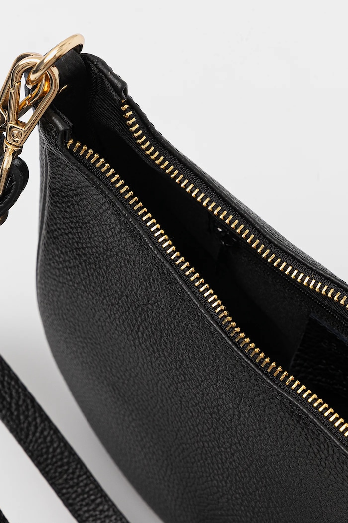 Poseta de piele Answear.LAB negru 249615.hak