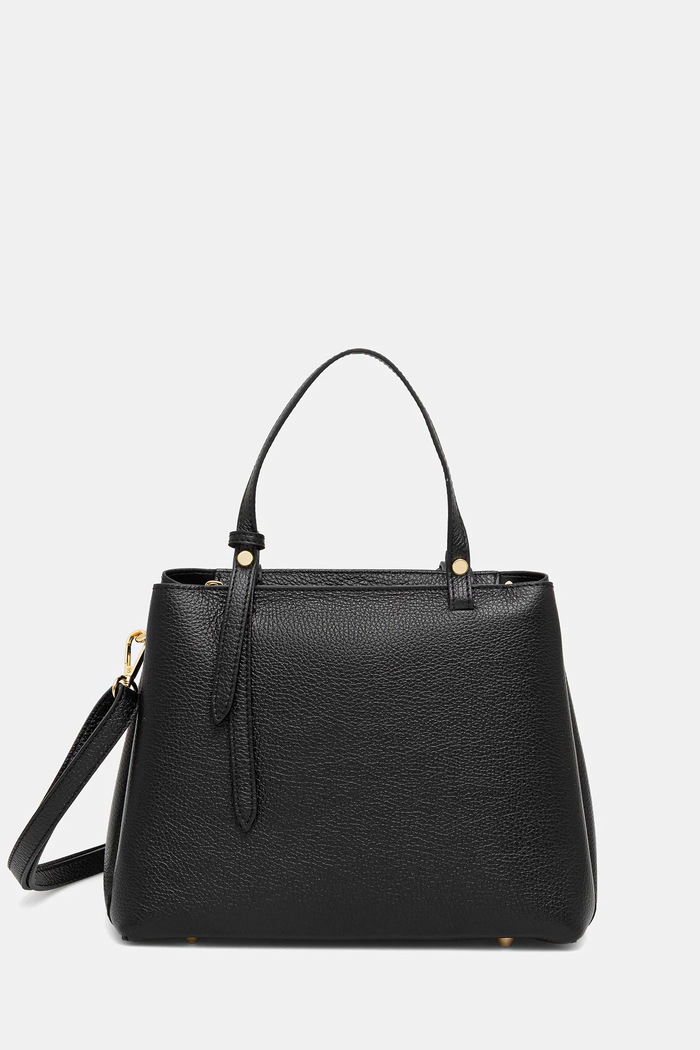 Answear.LAB poseta de piele uni negru 248423-1.hak