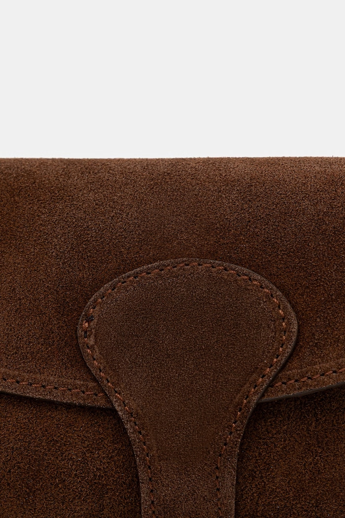 Answear.LAB crossbody kabelka dámska semišová hnedá SR9MZ.psr
