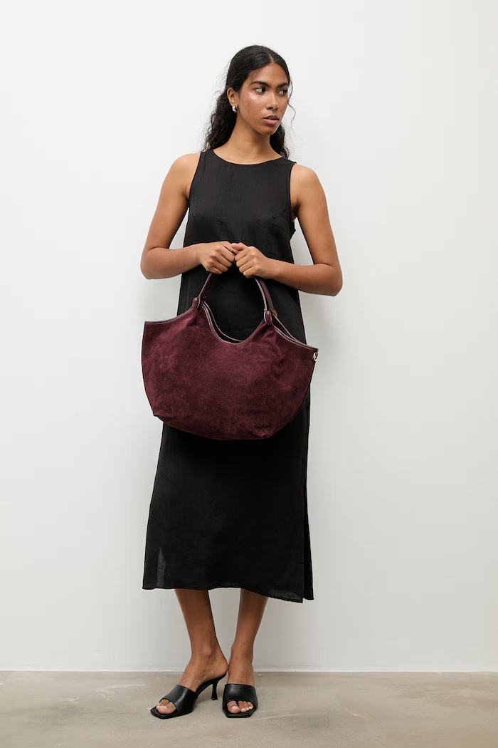 Answear.LAB kabelka typu shopper dámska semišová MBP075SG3.iak