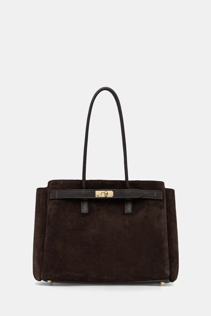 Semišová kabelka Answear.LAB semišová kůže hnědá Modelo 1.9.1