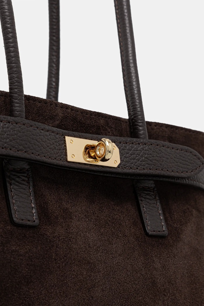 Semišová kabelka Answear.LAB hnědá Modelo 1.9.1
