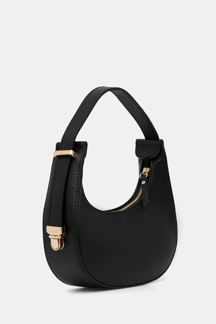 Answear.LAB Poseta de piele 10003.hak negru WS26