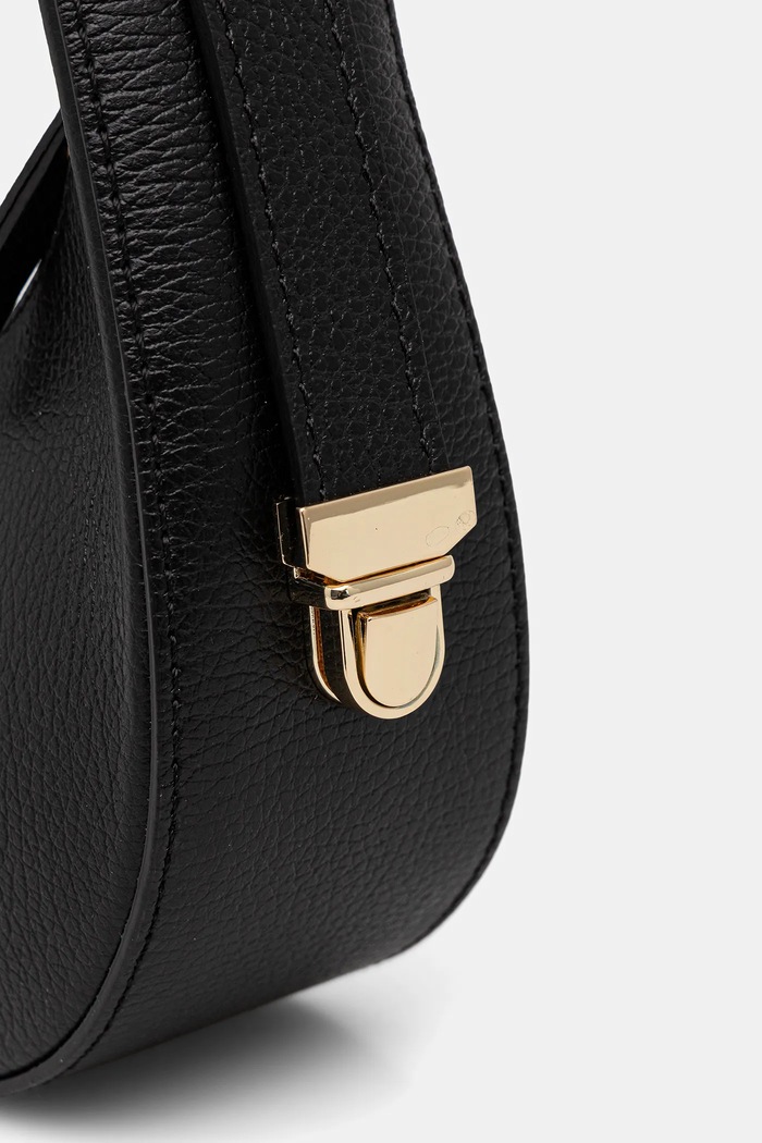 Poseta de piele Answear.LAB 10003.hak negru