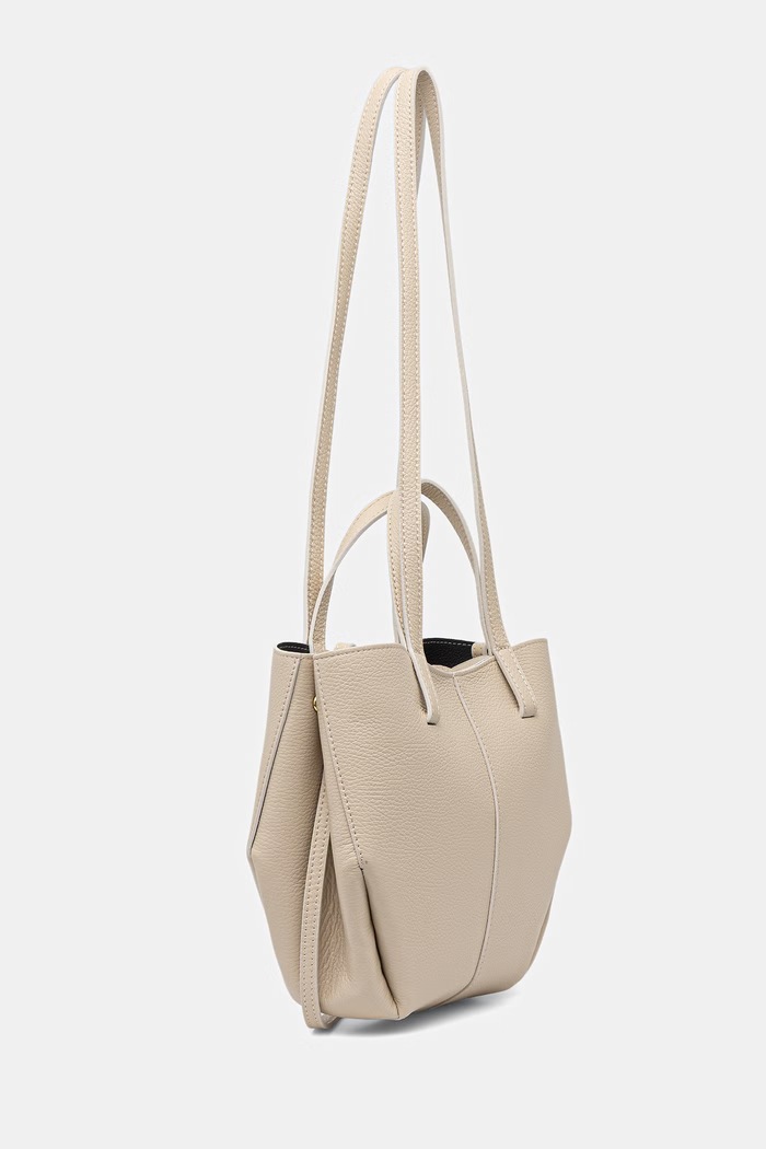 Answear.LAB torebka shopper damska skórzana A00003-G beżowy WA00
