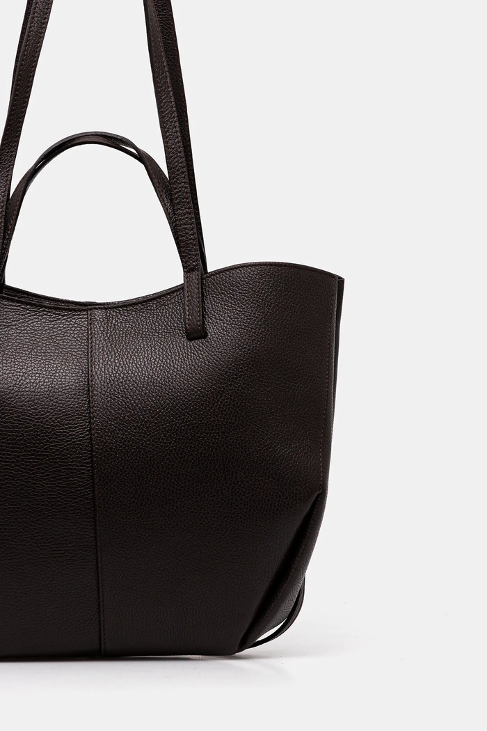 Answear.LAB shopper torba ženska usnjena rjava A00003-G