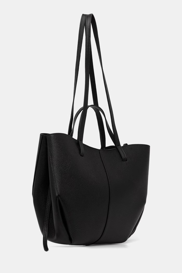 Answear.LAB torebka shopper damska skórzana A00003-G czarny WA00